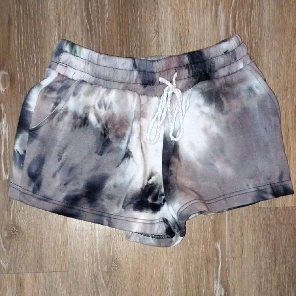 Women's Tie-Dye Athletic Shorts - Picture 1 of 3